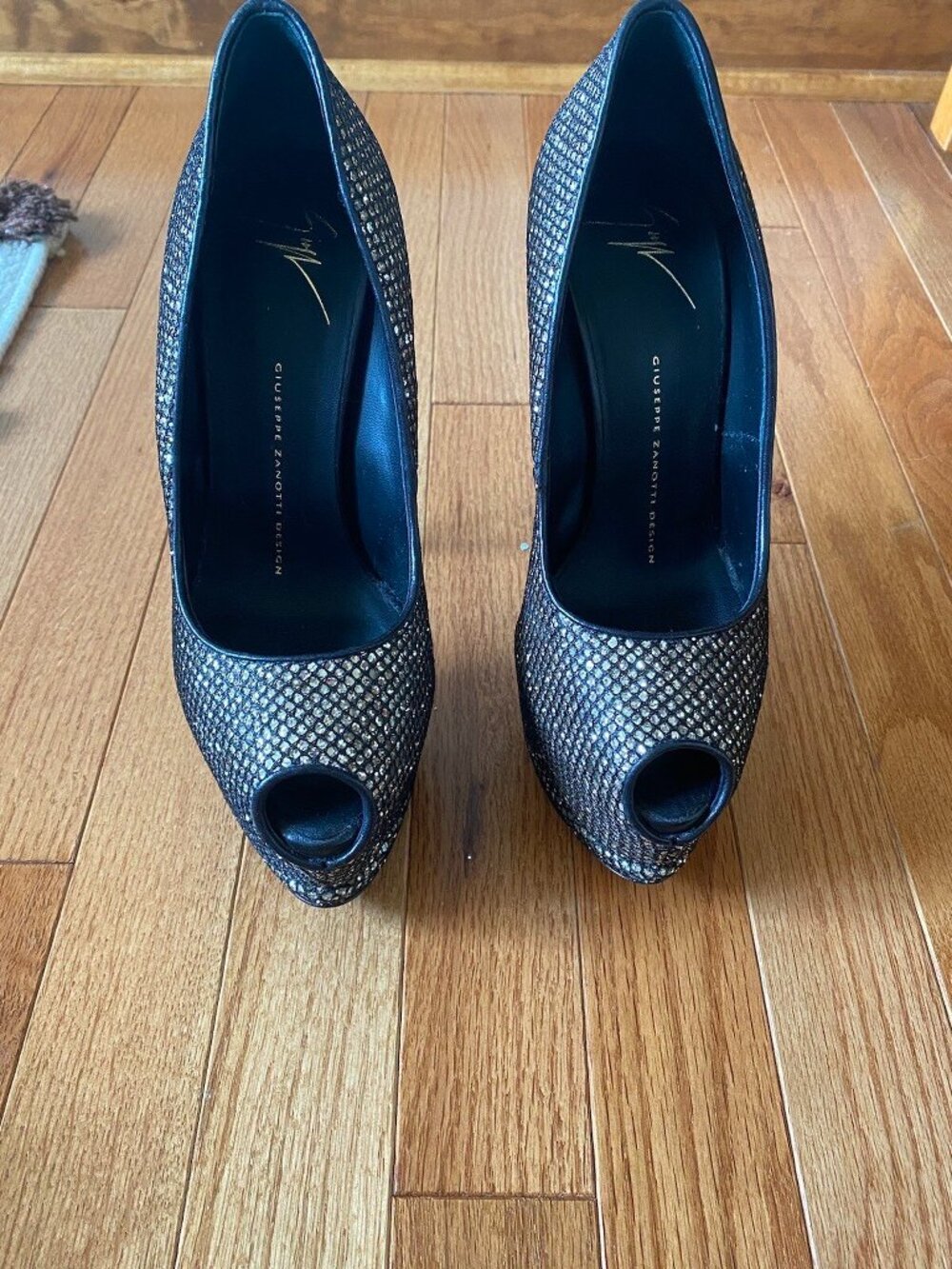 Guiseppe Zanotti Black Womens Platform Shoes